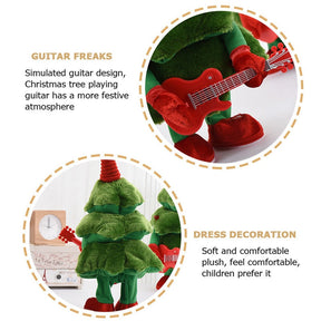 1PCS Christmas Electric Plush Toys Christmas Tree Can Sing And Dance Christmas Tree Party Electric Toys For Kids Christmas Gift