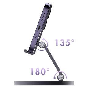 360° Rotate Metal Desk Mobile Phone Holder Stand