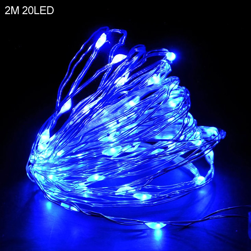 2M 20LED Santa Claus Snowflake LED Light String Christmas Decoration For Home Xmas Tree Ornament 2022 Navidad Kids Gift New Year