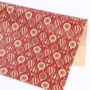 2Pcs/Set 50*70cm christmas gift wrapping paper Thickened Christmas Kraft Paper flower wrapping paper gift box wrapping paper