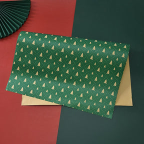 2Pcs/Set 50*70cm christmas gift wrapping paper Thickened Christmas Kraft Paper flower wrapping paper gift box wrapping paper