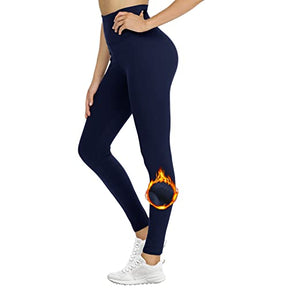 2022 Fleece Lined Leggings Women - High Waisted Winter Yoga Pants Tummy Control Soft Thermal Warm for Hiking Workout