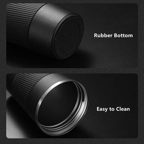 380ml/510ml Double Stainless Steel 304 Coffee Thermos Mug Leak-Proof Non-Slip Car Vacuum Flask Travel Thermal Cup Water Bottle