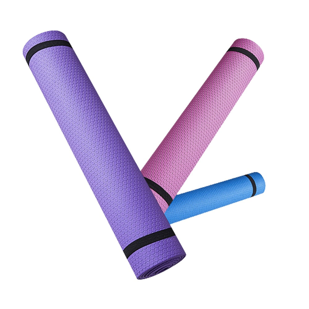 3MM-6MM Thick EVA Yoga Mats Anti-slip Sport Fitness Mat For Exercise Yoga And Pilates Gymnastics Mat Fitness Equipment