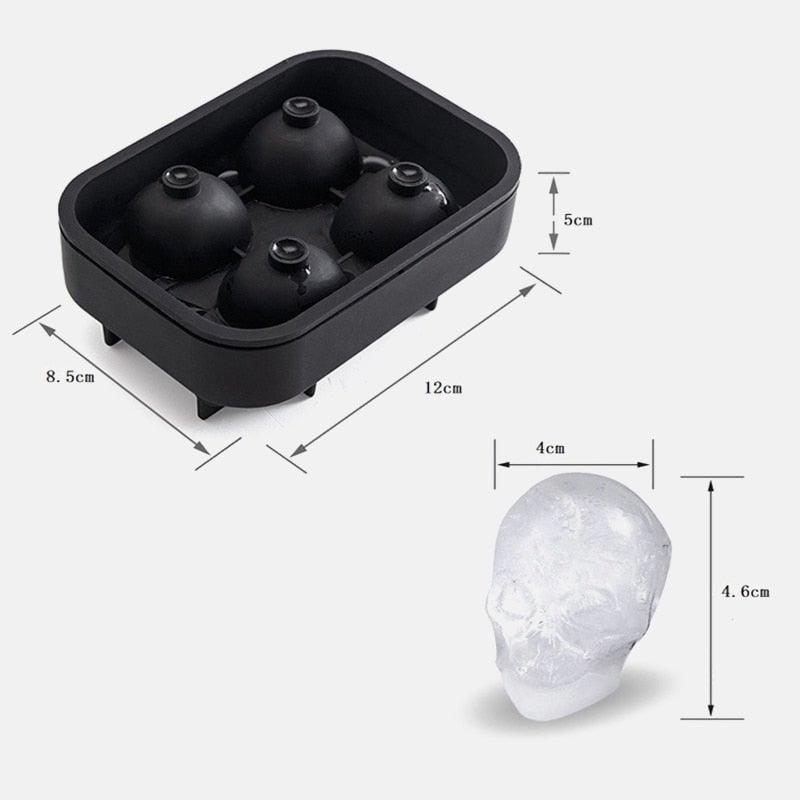 3D Skull Ice Cube Maker