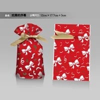 5-50 Pieces of Christmas Gift Cartoon Bag Gift Box Candy Biscuit Bag Decoration Christmas Party Gift Bag Children Birthday Party