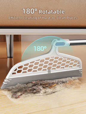 50inch Magic Silicone Broom Lengthen Floor Cleaning Squeegee Pet Hair Dust Brooms Bathroom Floor Wiper Household Cleaning Tools