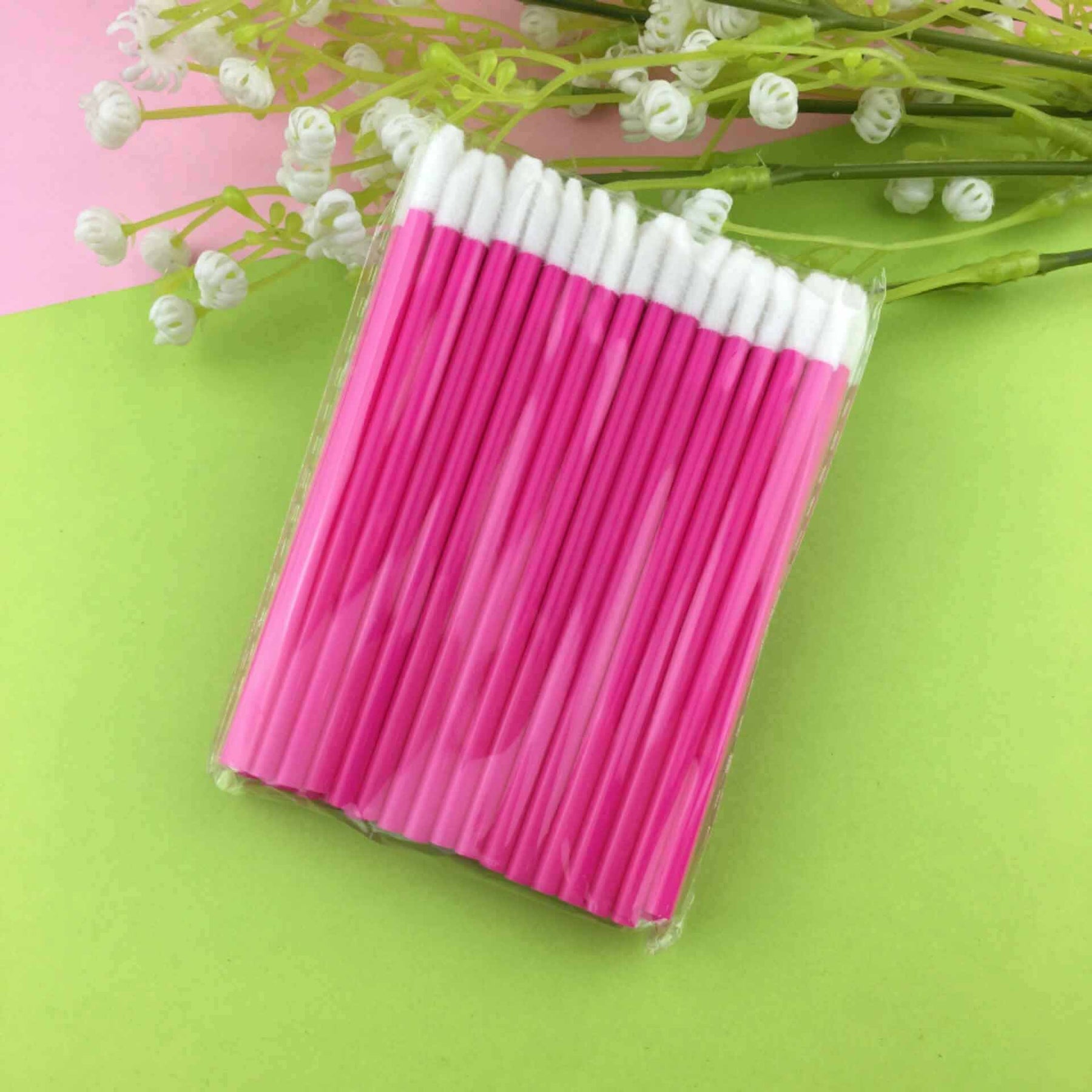 50pcs Disposable Make Up Lip Brush Lipstick Gloss Wands Applicator Makeups Lip Brushes Portable Extension Cosmetic Beauty Tool