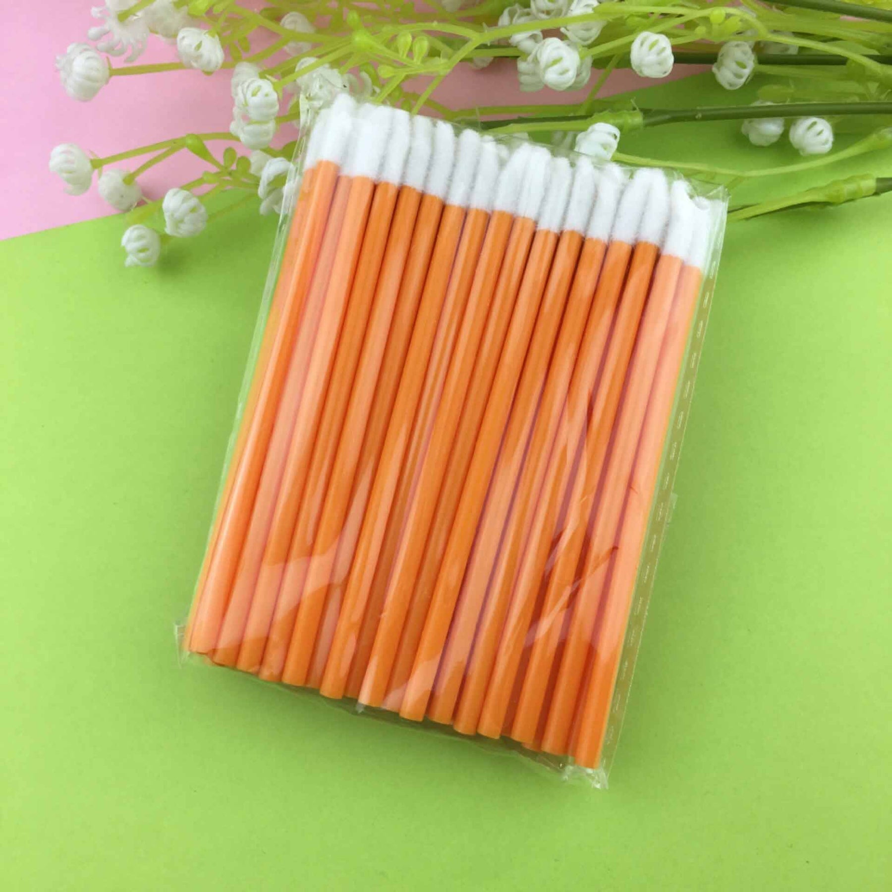 50pcs Disposable Make Up Lip Brush Lipstick Gloss Wands Applicator Makeups Lip Brushes Portable Extension Cosmetic Beauty Tool