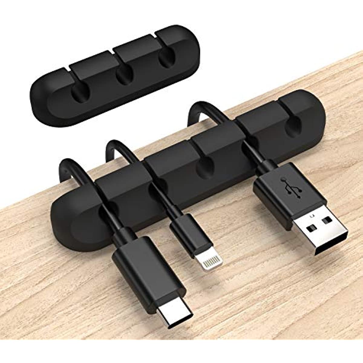 Cord Organizer. Cable Clips Cord Holder. Cable Management USB Cable Power Wire Cord Clips. 2 Packs Cable Organizers for Car Home and Office (5. 3 Slots)