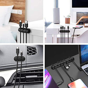 Cord Organizer. Cable Clips Cord Holder. Cable Management USB Cable Power Wire Cord Clips. 2 Packs Cable Organizers for Car Home and Office (5. 3 Slots)