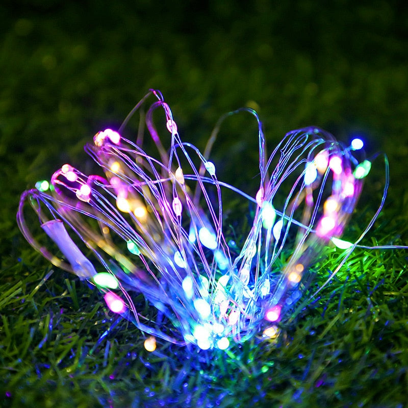 5M Copper Wire LED String Lights Garland Fairy String Light for Holiday Christmas Wedding Party Garden Patio Lights Decoration