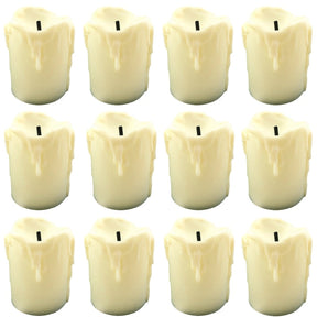 6/12Pcs Flameless LED Candle Light Bright Battery Operated Tea Light with Realistic Flames Christmas Holiday Wedding Home Decor