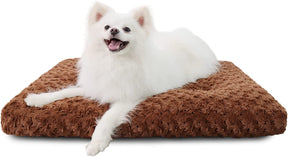 Washable Dog Bed Deluxe Plush Dog Crate Beds Fulffy Comfy Kennel Pad Anti-Slip Pet Sleeping Mat for Large. Jumbo. Medium. Small Dogs Breeds