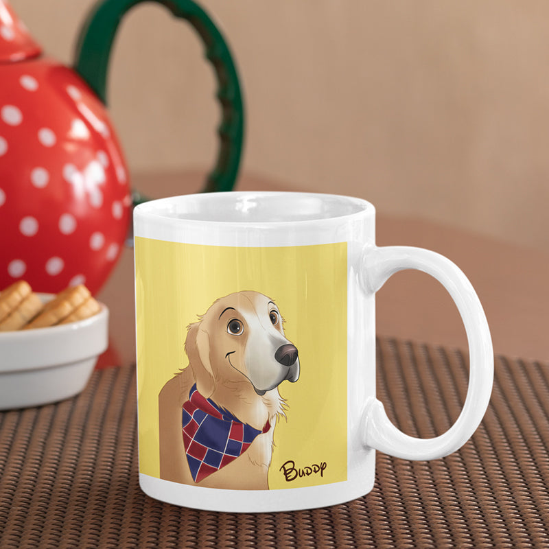 Custom Cartoon Pet Coffee Mug