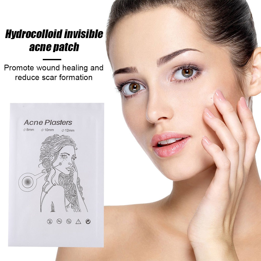 72-360pcs Pimple Remover Patch Stickers Acne Pimple Patch Stickers Invisible Acne Treatment Facial Skin Care Beauty Tool