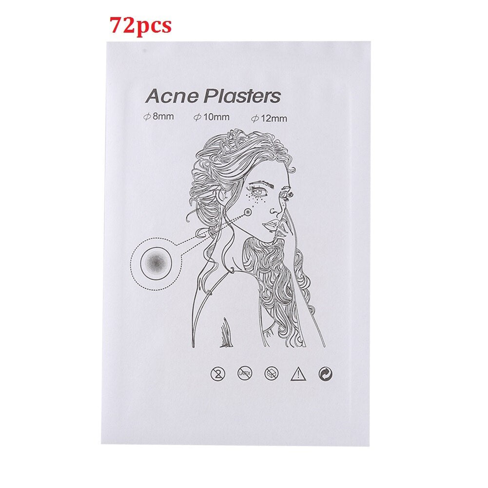 72-360pcs Pimple Remover Patch Stickers Acne Pimple Patch Stickers Invisible Acne Treatment Facial Skin Care Beauty Tool