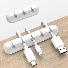 Cord Organizer. Cable Clips Cord Holder. Cable Management USB Cable Power Wire Cord Clips. 2 Packs Cable Organizers for Car Home and Office (5. 3 Slots)