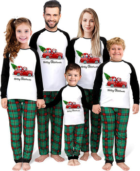 Family Christmas Pjs Matching Sets.Holiday Pajamas Xmas Jammies for Family or Couples