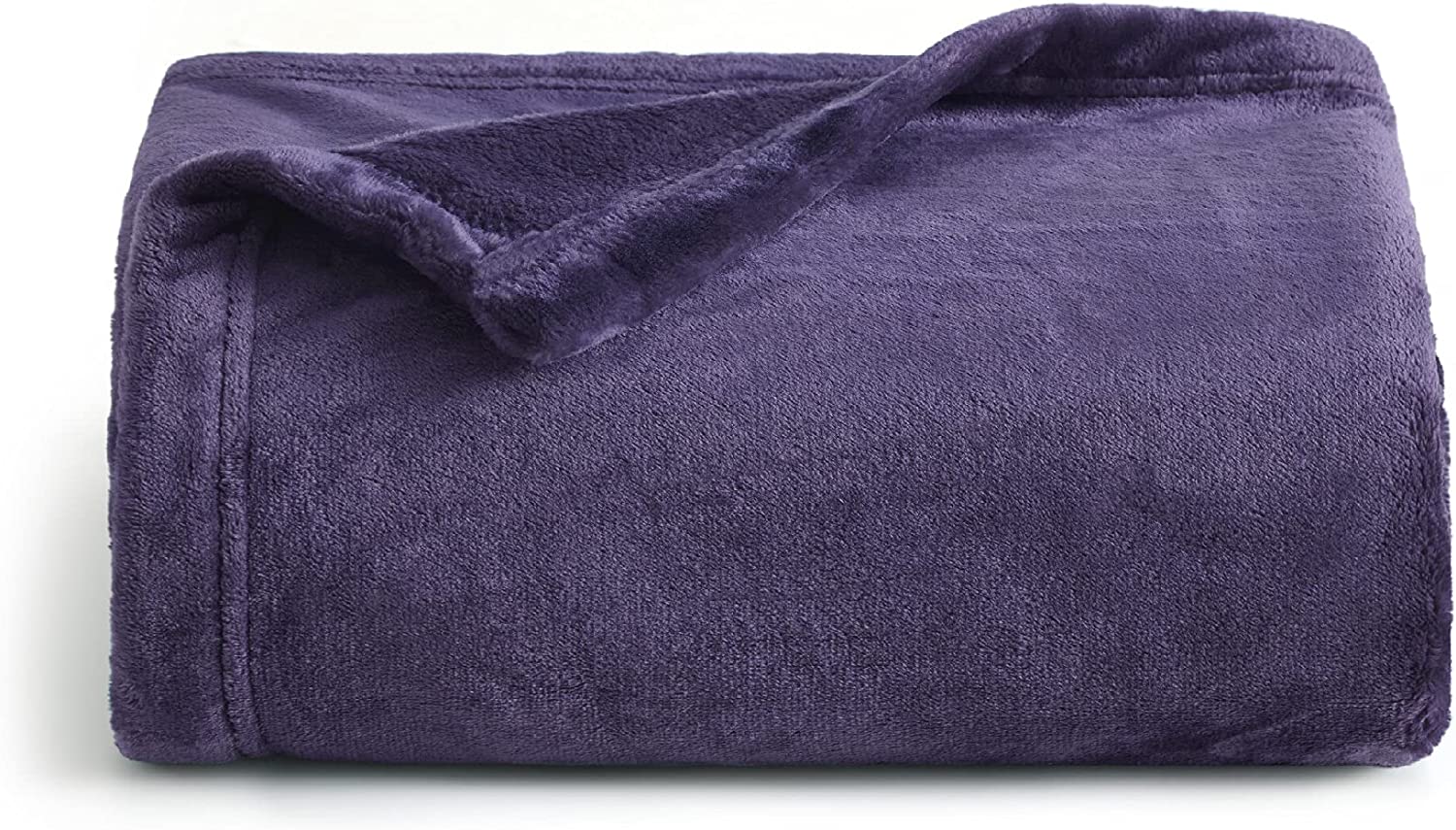 Fleece Blankets Twin Size Grey - 300GSM Lightweight Plush Fuzzy Cozy Soft Twin Blanket for Bed. Sofa. Couch. Travel. Camping. 60x80 inches