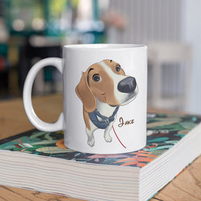 Custom Cartoon Pet Coffee Mug