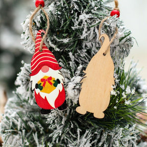 9/12pcs Cristmas Gnomes Wooden Pendants Christmas Decorations For Home Xmas Tree Christmas Ornaments Navidad Decor New Year Gift