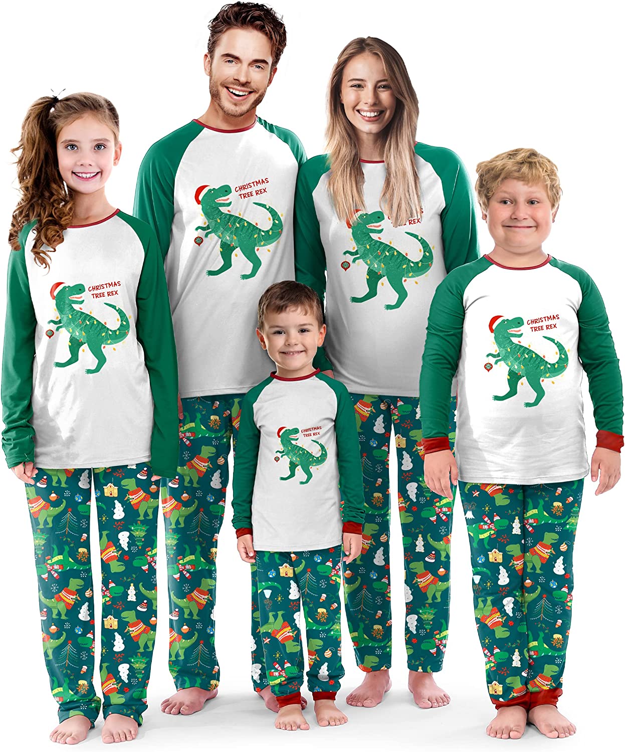 Family Christmas Pjs Matching Sets.Holiday Pajamas Xmas Jammies for Family or Couples