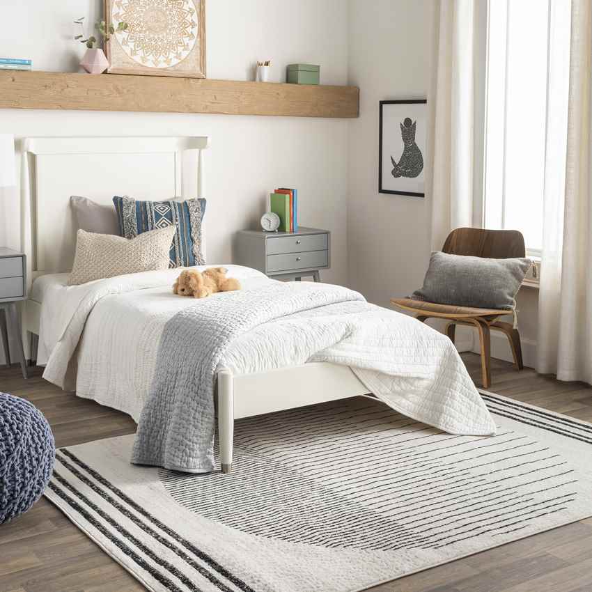 Neerbosch Modern Light Gray Area Rug