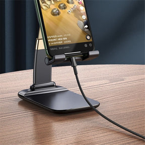 Aluminum Alloy Desktop Mobile Phone Stand Foldable iPad Tablet Support Cell Phone Desk Bracket Lazy Holder For Smartphone Mount