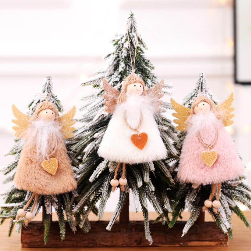Angel Doll Christmas Ornaments Merry Christmas Decorations for Home Garland Christmas Tree Decor Navidad Xmas 2022 New Year 2023