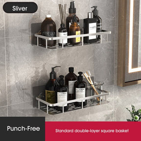 Bathroom Shelves No-drill Wall Mount Corner Shelf Shower Storage Rack Holder for WC Shampoo Organizer Bathroom Accessories