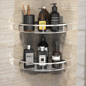 Bathroom Shelves No-drill Wall Mount Corner Shelf Shower Storage Rack Holder for WC Shampoo Organizer Bathroom Accessories