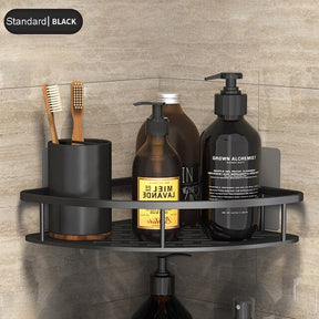 Bathroom Shelves No-drill Wall Mount Corner Shelf Shower Storage Rack Holder for WC Shampoo Organizer Bathroom Accessories