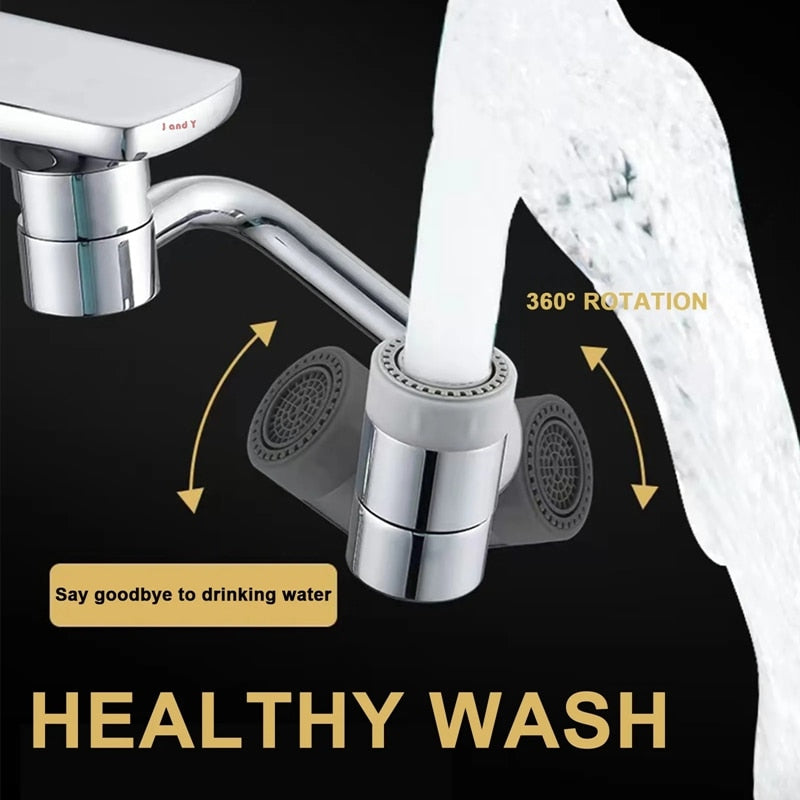 1080° Rotating Bathroom Kitchen Sprayer Faucet Extender