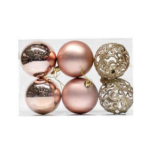 Christmas Balls. 6pcs 6cm Christmas Tree Ornaments Shatterproof Xmas Tree Baubles Christmas Ball Decorations for Home