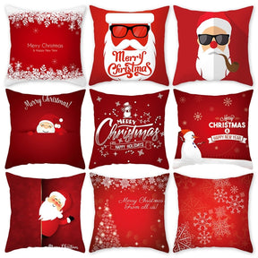 Christmas Cushion Cover Merry Christmas Decorations for Home 2022 Christmas Ornament Navidad Noel Xmas Gifts Happy New Year 2023