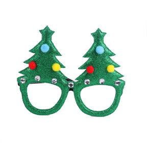 Christmas Decorations 2023 christmas glasses Frame Adult Kids Gift Santa Snowman Glasses Christmas Xmas Decor 2023 New Year Noel