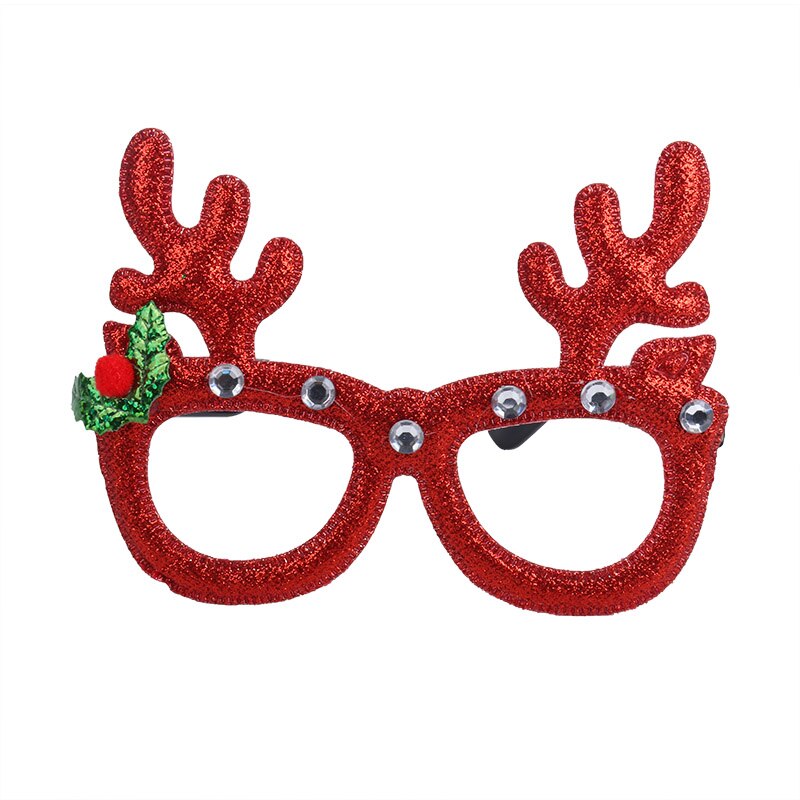 Christmas Decorations 2023 christmas glasses Frame Adult Kids Gift Santa Snowman Glasses Christmas Xmas Decor 2023 New Year Noel