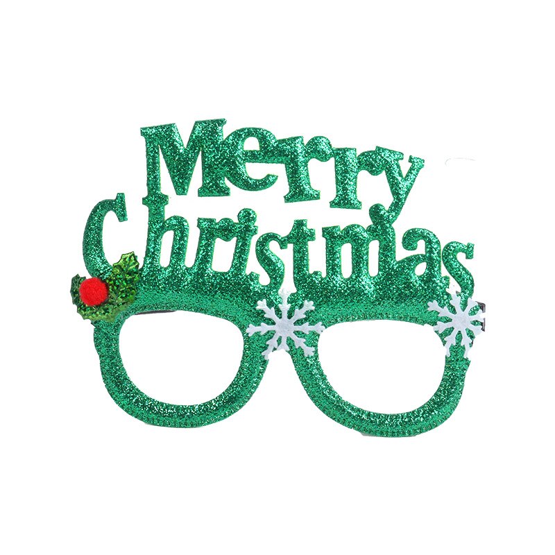 Christmas Decorations 2023 christmas glasses Frame Adult Kids Gift Santa Snowman Glasses Christmas Xmas Decor 2023 New Year Noel