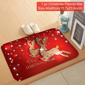 Christmas Door Mat Santa Claus Outdoor Carpet Marry Christmas Decorations For Home 2022 Xmas Ornament Gifts New Year 2023