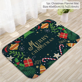 Christmas Door Mat Santa Claus Outdoor Carpet Marry Christmas Decorations For Home 2022 Xmas Ornament Gifts New Year 2023