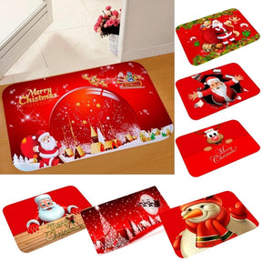 Christmas Door Mat Santa Claus Outdoor Carpet Marry Christmas Decorations For Home 2022 Xmas Ornament Gifts New Year 2023