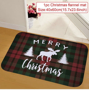 Christmas Door Mat Santa Claus Outdoor Carpet Marry Christmas Decorations For Home 2022 Xmas Ornament Gifts New Year 2023