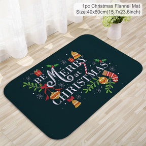 Christmas Doormat Santa Claus Carpet Merry Christmas Decorations For Home 2022 Xmas Navidad Natal Gifts Happy New Year 2023