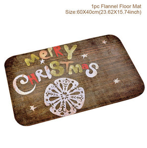 Christmas Doormat Santa Claus Carpet Merry Christmas Decorations For Home 2022 Xmas Navidad Natal Gifts Happy New Year 2023