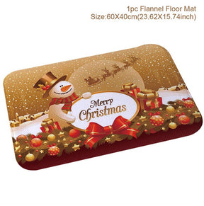 Christmas Doormat Santa Claus Carpet Merry Christmas Decorations For Home 2022 Xmas Navidad Natal Gifts Happy New Year 2023