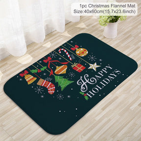 Christmas Doormat Santa Claus Carpet Merry Christmas Decorations For Home 2022 Xmas Navidad Natal Gifts Happy New Year 2023