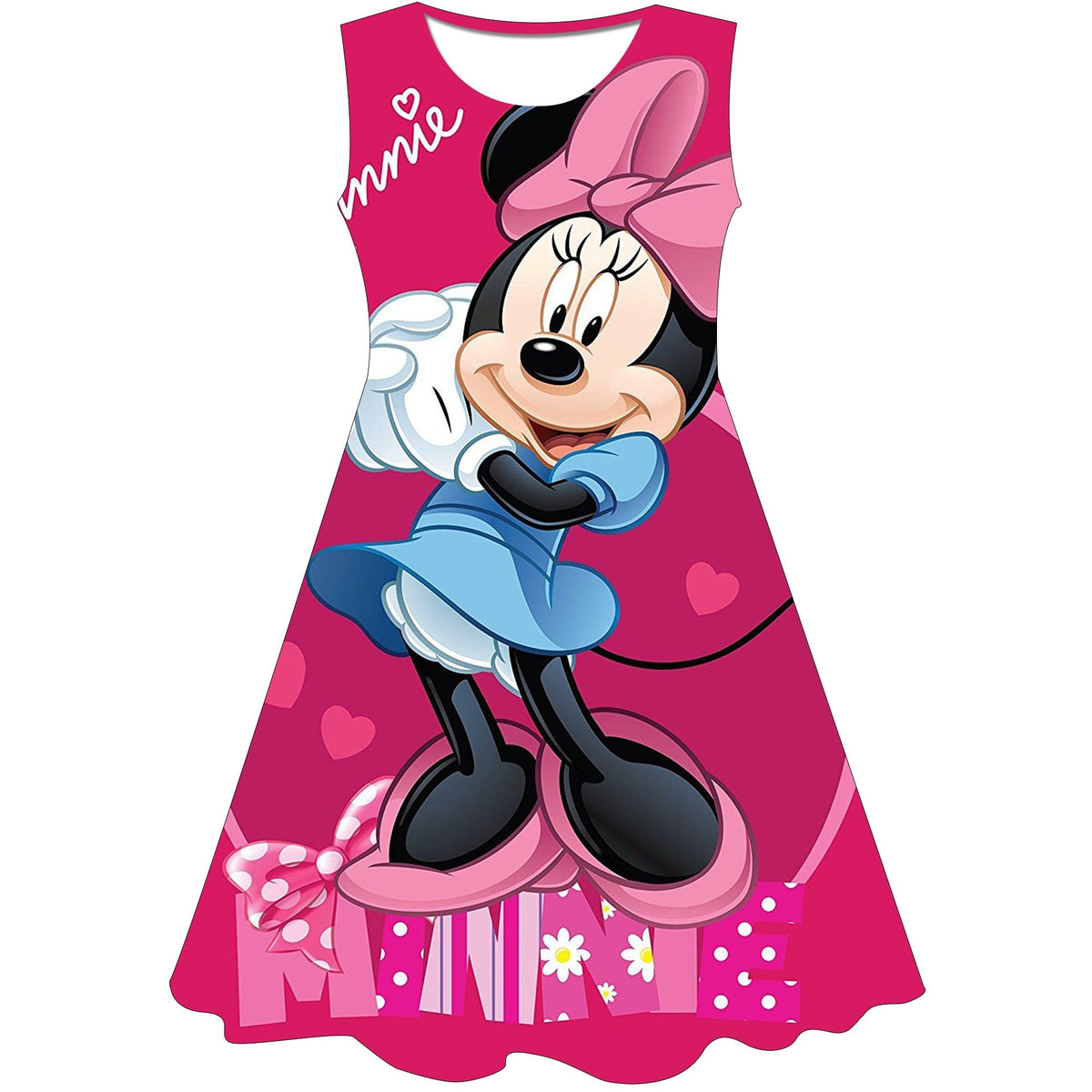 Christmas Dress Girls Clothes Minnie Mouse Birthday Party Kids Dresses for Girls Halloween Carnival Easter Princess Costume 0-8Y