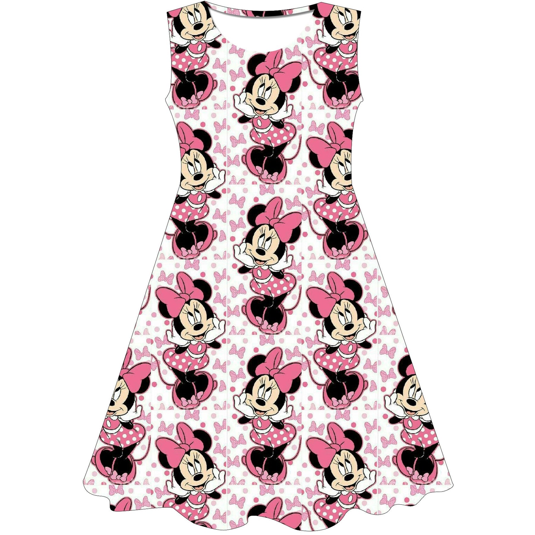 Christmas Dress Girls Clothes Minnie Mouse Birthday Party Kids Dresses for Girls Halloween Carnival Easter Princess Costume 0-8Y