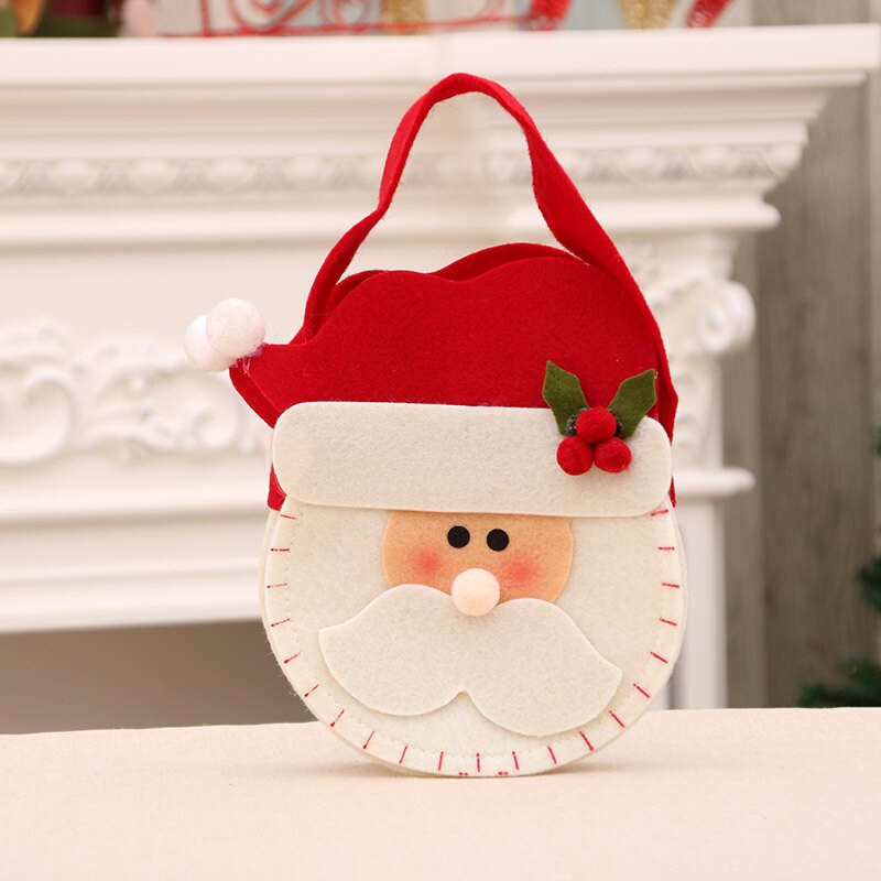 Christmas Eve Apple Bag Gift Bag Candy Bag Christmas Fruit Creative Small Gift Pouch Party Favor Bags Christmas Decoration